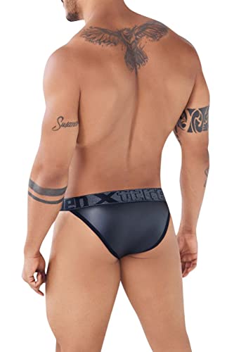 Xtremen 91109 Faux Leather Bikini Color Black Size Xl #TOP6