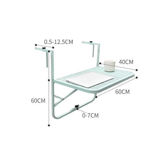 Table suspendue pour balcon réglable pour optimiser les petits espaces - 2