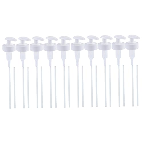 Healeved 10 Sets Oyster Sauce Bottle Press Nozzle Durable for Precise Portion Control for Home Hotel and Restaurant Use
