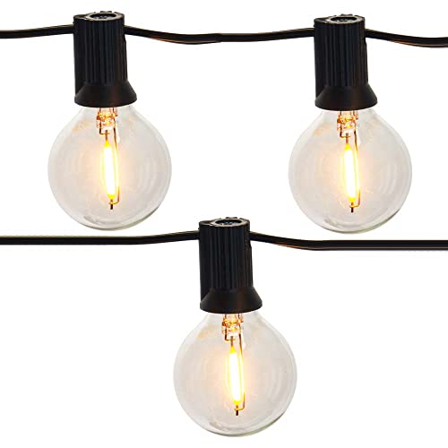 VOLT-IndoorOutdoor-120V-50FT-E12-LED-Bistro-String-Lights-Black VOLT Indoor/Outdoor 120V 50FT E12 LED Bistro String Lights (Black) - Image 1