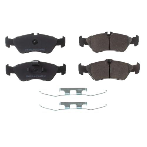 Image of PowerStop Rear Brake Pads for Dodge Sprinter 2500 2003-06 |Sprinter 3500 2003-06 |Freightliner Sprinter 2500 2002-06 - Z17 Ceramic Brake Pads with Installation Hardware, 17-1006