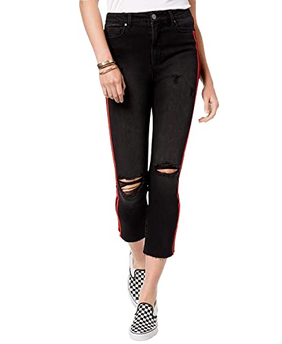 Tinseltown Juniors Ripped Cropped Jeans