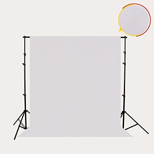 White 10 x 20FT/3 x 6M Opaque Photo Studio Backdrop Polyester Fabric Background for Photography (Background Only)