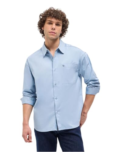 Image of THE BEAR HOUSE Men's Cream Relaxed Fit Cotton Shirt