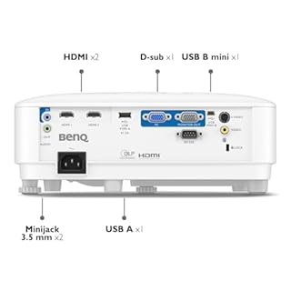 BenQ SVGA Business Projector (MS560) - 4,000 Lumens High Brightness - 20,000:1 High Contrast Ratio - Dual HDMI, VGA - Auto Keystone Correction - Simple Set Up - SmartEco Technology