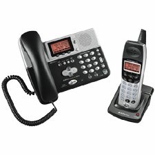 AT&T EP590-2 - Teléfono inalámbrico con 2 líneas miniatura 1