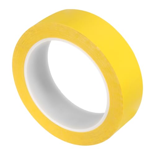 Image of uxcell 1 Rolls Yellow 1.18 Inch x 72 Yards Polyester Film Electrical Tape PET Tape High Temperature Heat Resistant Tape for Transformer Motor Wire 5S Positioning Logo,30mm x 66m