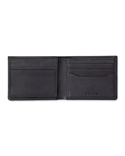 Levi's Men's Classic Bifold Passcase Wallet with Multiple Card Slots and Id Window3