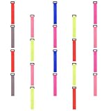 Amosfun 20 Stück Nylon Angelruten Bindegurte mit Selbstklebend Farbig Befestigungsgurt für Outdoor Angelruten und Angelrutenzubehör Zufällige Farbe