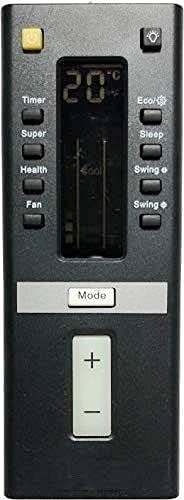 Image of AC Remote 5 Years Warranty Compatible for IFB Split 1.5Ton 3 Star AC Remote with Backlight (AC-204), Black