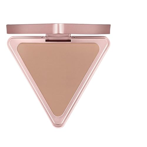 Polvo Bronceador,Bronceador en Polvo para Rostro - Paleta Compacta Triangular Mate para Cuerpo Mejillas Mujeres