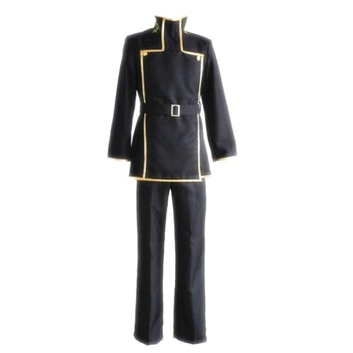 Gegexli Anime Code Geass Lelouch Of The Rebellion Cosplay Costumes Lelouch Lamperouge Uniforms Halloween Party (L)