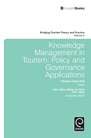 Knowledge Management in Tourism: Policy and Governance Applications: 4 book cover