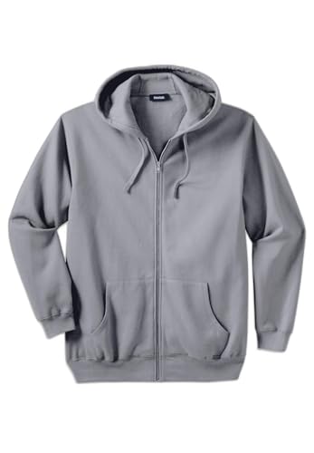 Image of KingSize Men's Big & Tall Fleece Zip-front Hoodie Jacket