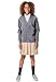 Classroom Uniforms 56432 Kid's Cardigan Sweater Heather Gray X-Large