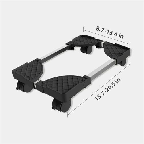 Soporte móvil ajustable para CPU de torre de piso, con ruedas giratorias, elevador de PC compatible con la mayoría de las torres Mid-Tower (Blanco) miniatura 2