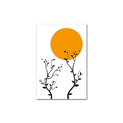 Sunset Wall Art Poster de décoration murale triptyque moderne 3 pièces - 4