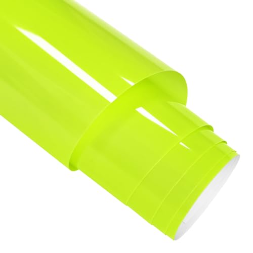 Film vinyle de transfert jaune fluo pour personnaliser vos vêtements de sport au traceur