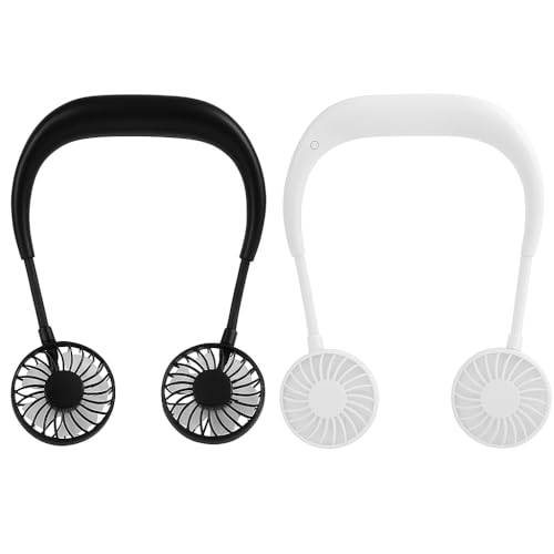 SIROCO Mini Ventilador de cuello portátil con 3 velocidades silenciador ligero para interior y exterior, color aleatorio