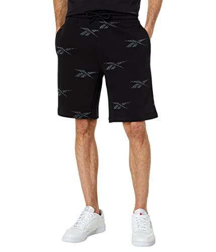Short Reebok Identity Graphic vêtement sport homme en coton avec cordon de serrage et poches