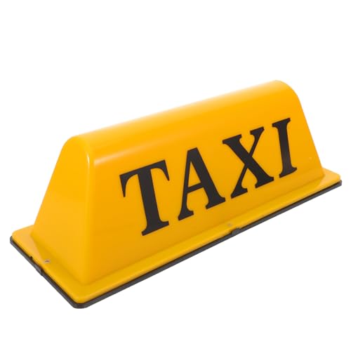 Lámpara de taxi magnética STOBAZA amarilla para techo de coche con luz LED