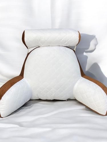 Almofada de Descanso Ergométrica para Lombar Travesseiro Multiuso com apoio Removível,Tabaco