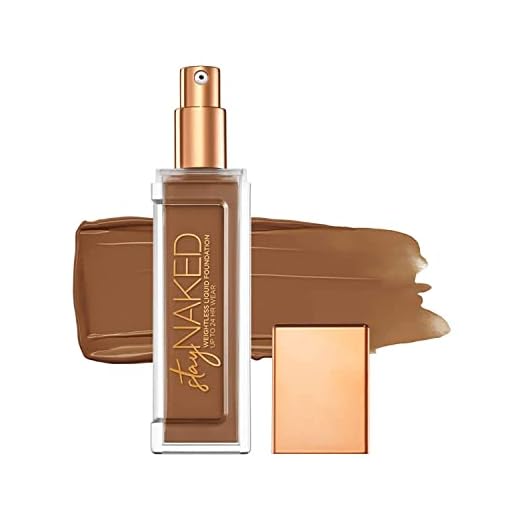 Urban Decay | Stay Naked Weightless Liquid | Foundation | Make Up | Wasserresistent | Mittlere Deckkraft | Vegan | Dark Neutral | Neutraler Unterton | 71 NN | 30 ml
