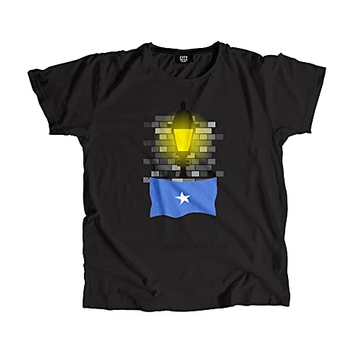 Somalia Street Lamp Bricks t-shirt coton graphique mode streetwear décontractée