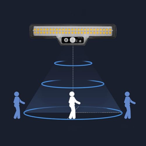 Luces solares de movimiento con sensor automático gran angular para iluminación de escalones 4