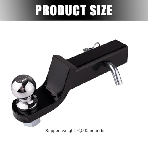 Récepteur d'attelage de remorque 5 cm réglable et robuste