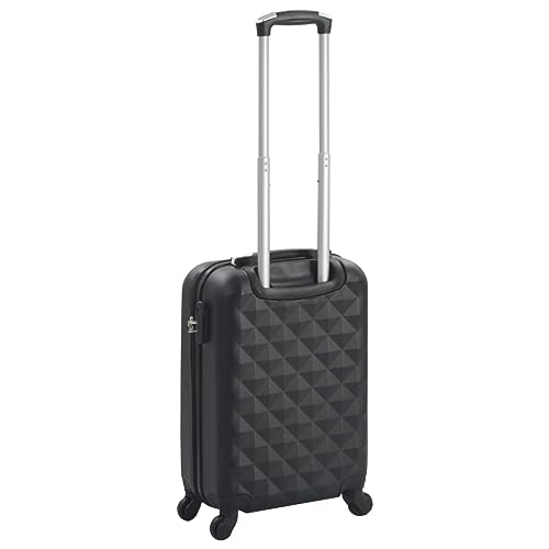 Hardcase Trolley Black ABS Luggage,Bags,Suitcases Black 3,05 LBS3