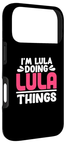 Image of Personalized First Name I'm Lula Doing Lula Things Case for iPhone 17 Pro