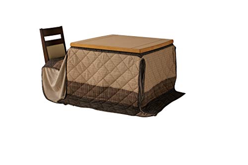 イケヒコ こたつ布団 正方形 ハイタイプ 高脚用 掛け単品 しじら 『ゆかりHJ』 ベージュ 約235×235cm(薄掛タイプ) #1181860023430