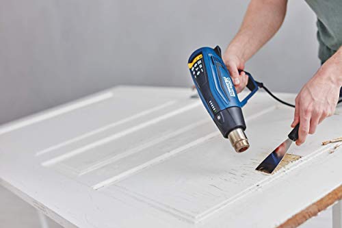 Rapid Termosoffiatore Pistola Ad Aria Calda R2200-E, Potenza 2200 W, Temperatura 60-650°C, Portata Aria 250-500 L/Min, Per Rimuovere Vernice, Smalto E Adesivi, Termoretrazione - 2