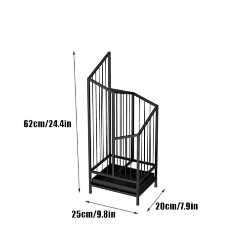 Support parapluie métal grande capacité pour halls et bureaux