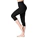 SINOPHANT 3/4 Leggins Capri Vita Alta Donna, Estivi Leggings Donna Fitness Corti Pantaloncini Yoga Coprenti Pinocchietto Controllo della Pancia Opaco Elastici Morbido per Sportivi o Casual