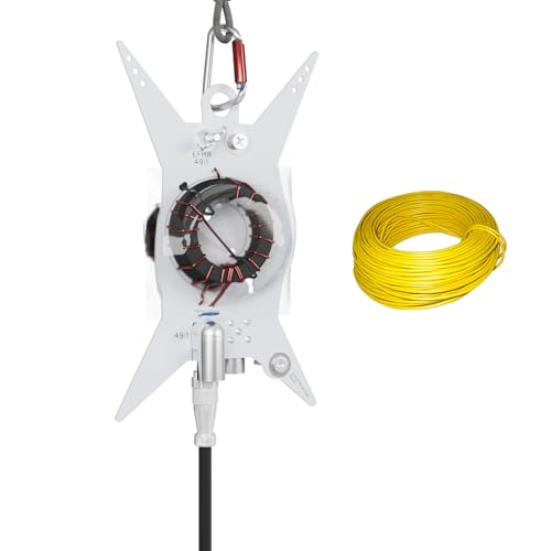 Upgrade 49:1 & 9:1 Dual Mode HF End Fed Antenna for Outdoor HF End Fed Antenna for Ham Radio Includes Wires