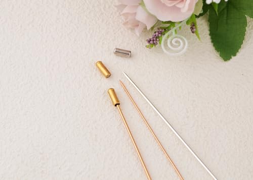Image of Alilang Classic Vintage 3Pcs Hat Brooch Pin Set with Rhinestone and Pearl Accents for Scarves and Hats Lapel Pin Accessories
