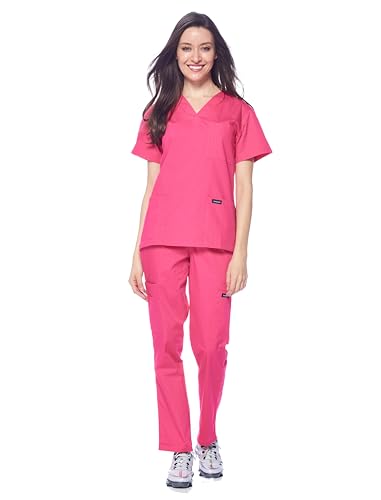 image for Dagacci Medical Uniform Womens and Mens Scrub Set Unisex Medical Scrub