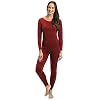 Rocky Thermal Underwear for Women Lightweight Cotton Knit Thermals Women’s Base Layer Long John Set