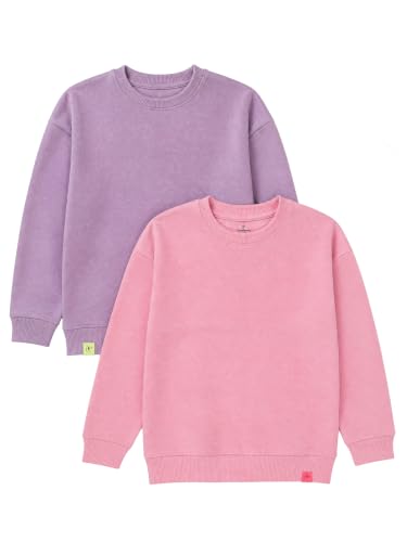 Image of KiddoPanti Boys Solid Round Neck Full Sleeve Fleece Sweatshirt | 60% Cotton 40% Polyester | Soft Warm Winter Pullover | Ribbed Cuffs & Hem | Casual Winter Sweatshirt for Kids