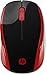Price comparison product image HP 200 Empress Red 2.4 GHz USB Wireless Mouse with Red LED 1000 DPI Optical Sensor, Up to 12 Months Battery Life