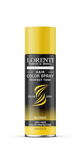 Spray cheveux carnaval et Halloween LORENTI maquillage capillaire lavable pour fête à thème