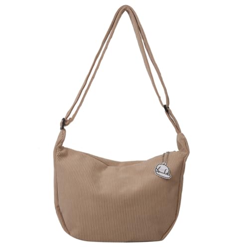 Women Shoulder Bag Simple Dumplings Bag Korean Styles Messenger Bag Shopping Bag Japanese Crossbody Bag for Daily