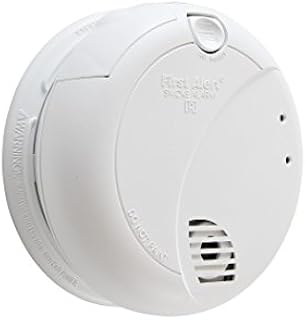 First Alert BRK 7010B Hardwired Smoke Detector with Photoelectric Sensor and Battery Backup , White
