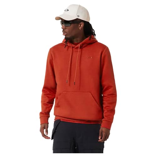 Oakley Mens Relax Pullover Hoodie 2.0, Flame Red, X-Small at