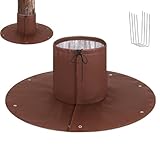 Geonoy ヤシの木の根プロテクター、冬の凍結ヤシの木の根プロテクター、庭師、造園家、冬の屋外芝生、通路、遊び場、私道のためのガーデニングアクセサリー