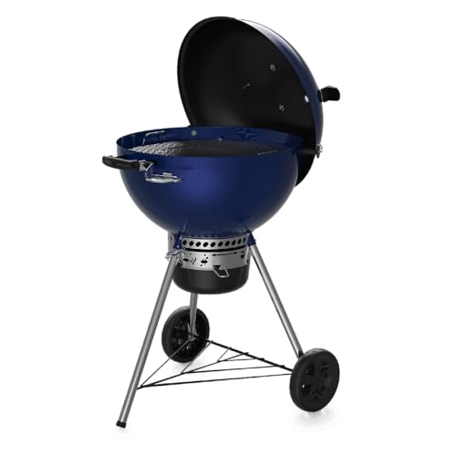 Weber Holzkohlegrill Master Touc GBS C-5750, 57 cm Bleue