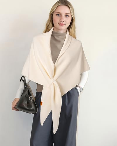 Pashmina Shawl Wraps for Women, Gettoreach Elegant Shawls and Wraps, Fleece Scarf Shawl Soft & Comfortable2