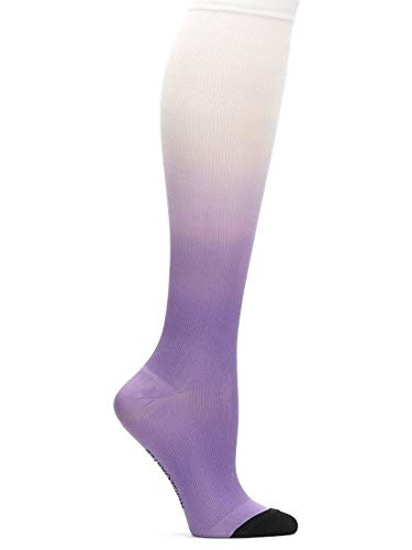 Nurse Mates EKG Kompressions-Hosensocken Herz und Urlaub, Ombre Purple, Einheitsgröße Cover